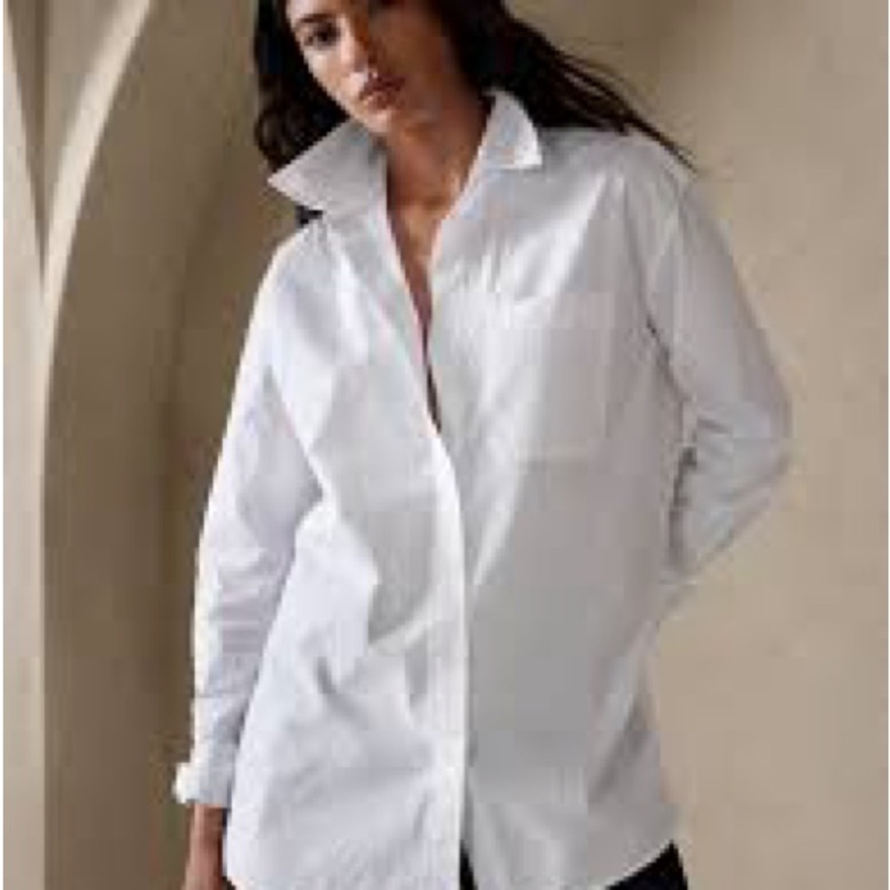 Banana Republic Oversized Button-Down Shirt